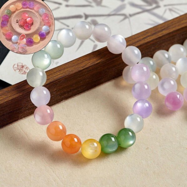 10 pcs 10mm Color Changing Beads for Making Jewelry